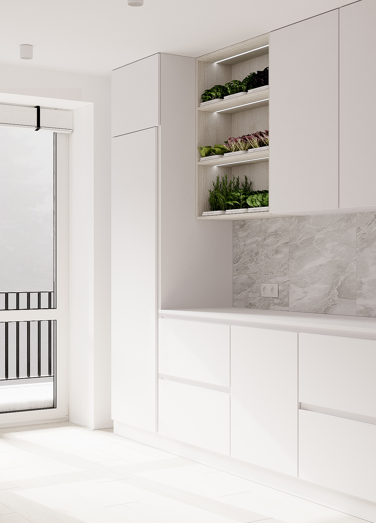 Кухня на зелень kitchen